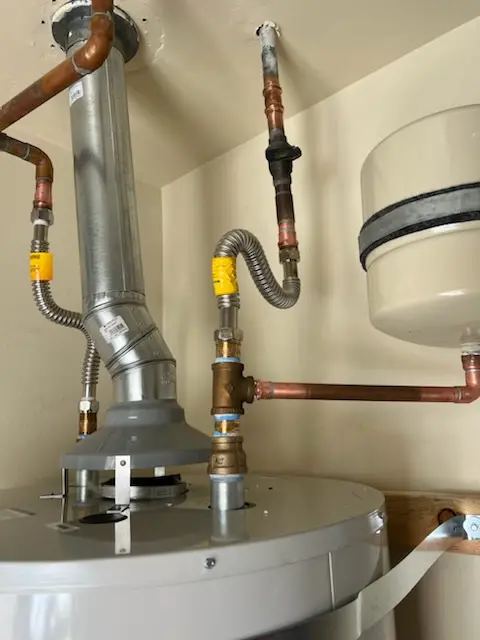 Water heater installation and plumbing repair in Bergen Square